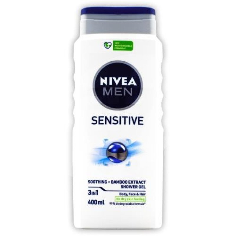 NIVEA Men Sensitive Shower GEL 400 Ml