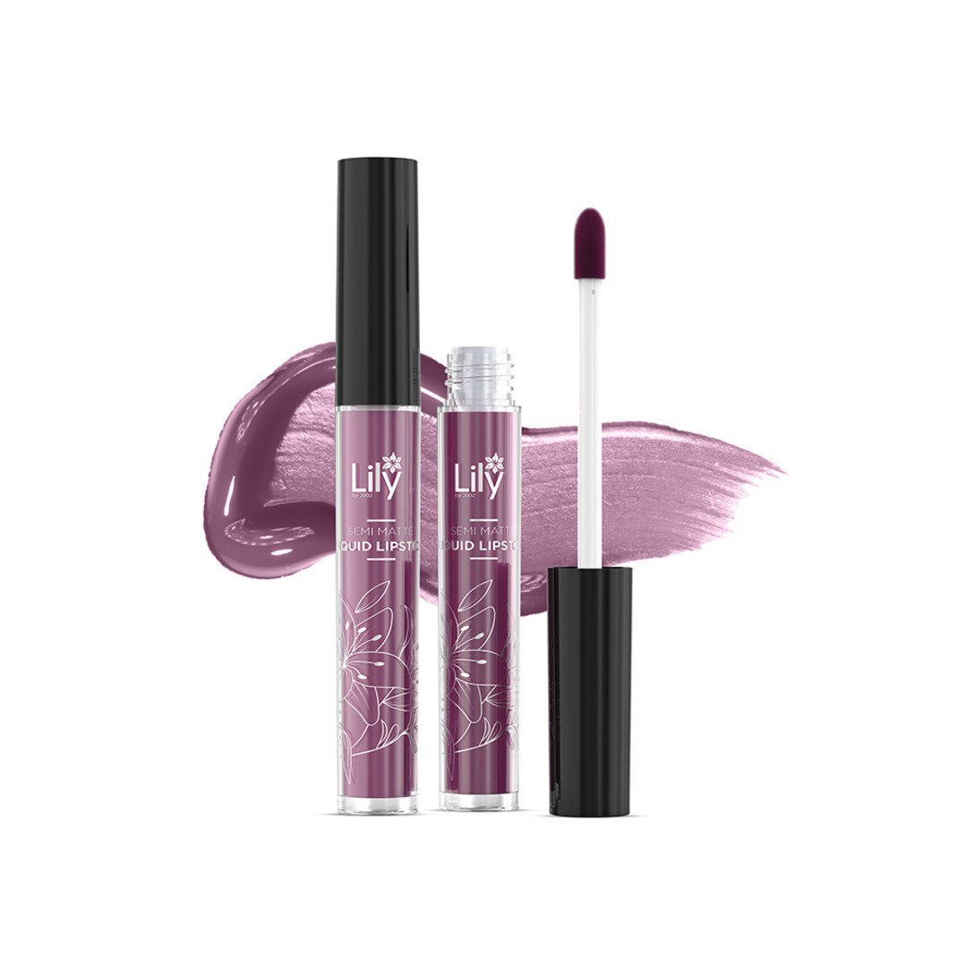 Lily Semi Matt Lipstick – Plum