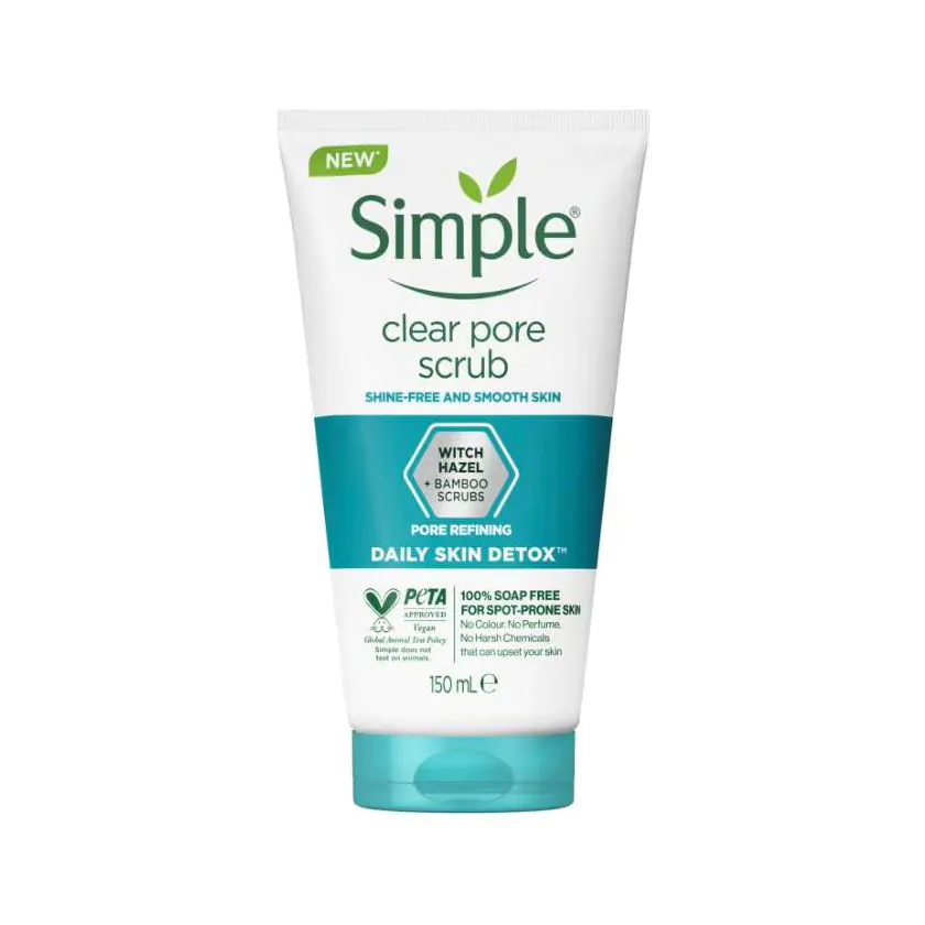 Simple Daily Skin Detox Clear Pore Scrub -150ML