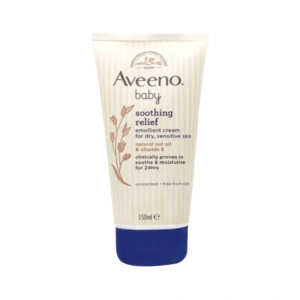 Aveeno Baby Soothing Relief Emollient Cream For Dry & Sensitive Skin 150ml
