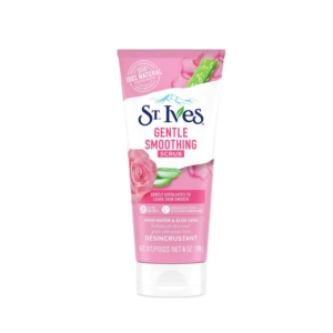 St. Ives Gentle Smoothing Rosewater and Aloe Vera Facial Scrub-170gm