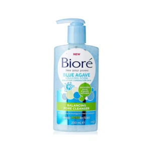 Biore Blue Agave + Baking Soda Balancing Pore Cleanser - 200ml