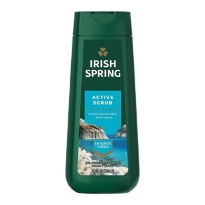 Irish Spring Active Scrub Body Wash for Men-591ML