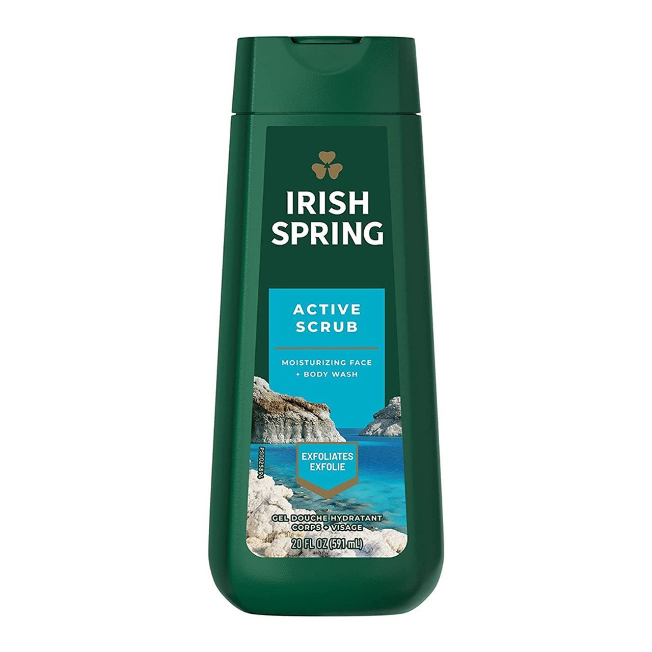 Irish Spring Active Scrub Body Wash for Men-591ML