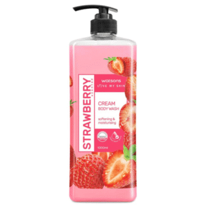 Watsons Strawberry Scented Cream Body Wash 1000ml